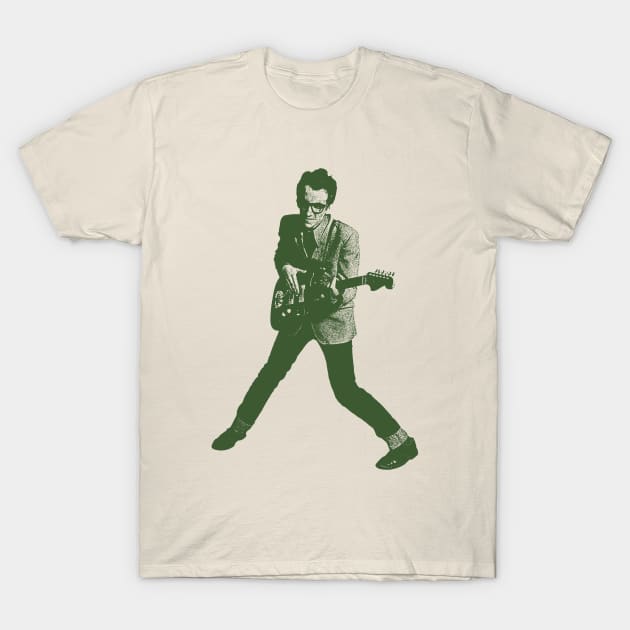 Elvis Costello T-Shirt by METROFAZZ
